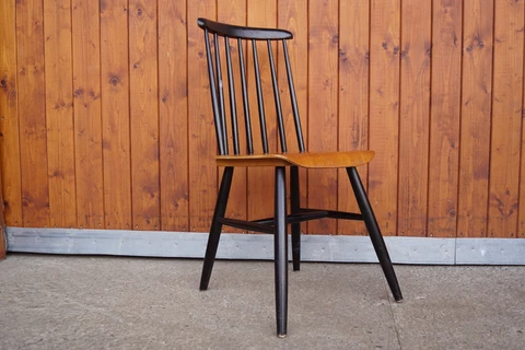 Dining Room Chair Vintage Teak Chair Tapiovaara Age Wood 60er Mid Century Danish Cover