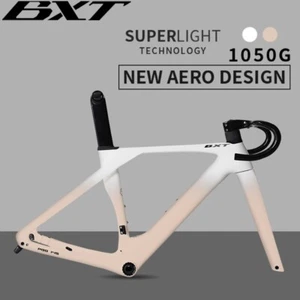 Cuadro de bicicleta de carretera de carbono BXT 700*32c 1050 g con freno de disco aerodinámico - Imagen 1 de 29