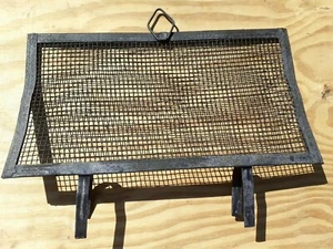 Vintage Victorian Fixing Fire Place Screen Fits To Front Fret Bars Rare metal  - Picture 1 of 9