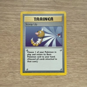 Shadowless Pokemon TCG Scoop Up Base Set 78/102 Regular Rare Card LP - Picture 1 of 13