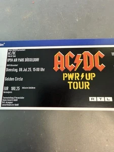 ACDC Ticket Golden Circle Düsseldorf 8.7.25 - Bild 1 von 1
