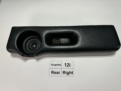 99-06 Silverado Rear Right Armrest GRAPHITE GRAY 12i Door Pull Cup Grab Handle Foto 1 de 4