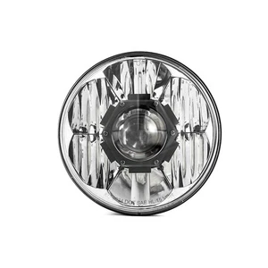 KC HiLiTES 4234 7" LED Headlight Driving Beam Clear Lens for 2007-18 Wrangler JK - Picture 1 of 24