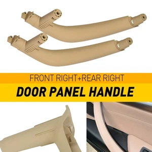 2x For X5 BMW X6 F15 F16 F85 Right Inner Door Panel Handle Pull Trim Cover Beige - Picture 1 of 18