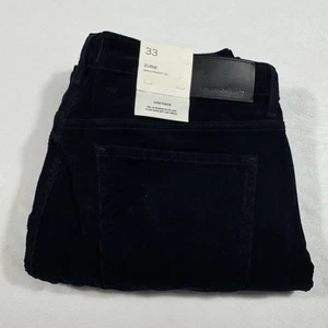Citizens Of Humanity Womens 33 Navy Blue Corduroy Pants Jeans Zurie Ankle NWT - Picture 1 of 12