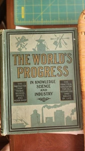 THE WORLD’S PROGRESS history bk by Trumbull White, Antique HC 1902 - Bild 1 von 13