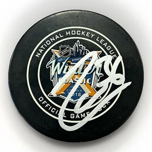 Mats Zuccarello Signed Autographed New York Rangers 2018 Winter Classic Puck - Picture 1 of 2
