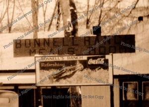 Vintage 1930 RPPC Bonnell Ranch Autos Geschäft Coca Cola Glencoe New Mexico Postkarte - Bild 1 von 14