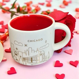 Starbucks Chicago You Are Here 2oz Ornament Mini Mug Sammeltasse - Bild 1 von 6