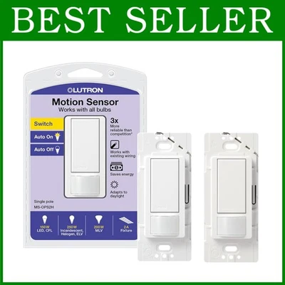Maestro Sensor Switch for Bathroom, Garage - 2-Pack - Image 1 of 4
