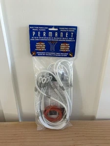 PERMANET High Endurance Vinyl Steel Cable Basketball Net - Picture 1 of 6