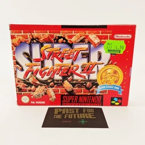 SNES Super Nintendo Super Street Fighter 2 embalaje original con instrucciones PAL - Imagen 1 de 14