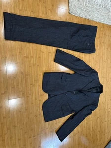 Corneliani Wollanzug anthrazit gestreift 42 L (32/30 Hose) Italy Super 120’s - Bild 1 von 16