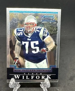 Carta Vince Wilfork 2004 Bowman Chrome Football RC #133 NE Patriots Rookie - Foto 1 di 6