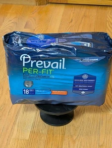 Prevail Per-Fit Disposable Underwear Male Large 18 Ct Extra Absorbency - Picture 1 of 3