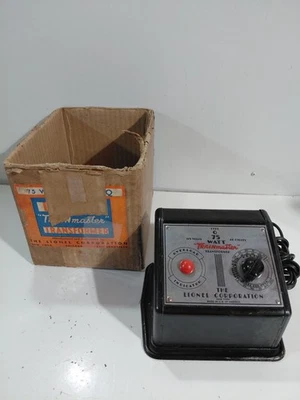 Lionel Type Q AC O Gauge Railroad Trainmaster 75w Electric Train Transformer - Image 1 of 4