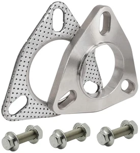 2 inch 3-Bolt Exhaust Flange Connection Kit, Flange and Gasket for Exhaust Tu... - Bild 1 von 2