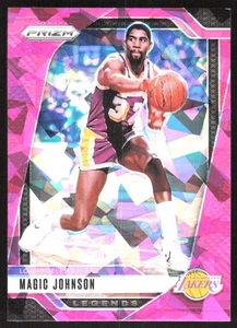 1304J 2024-25 Panini Prizm #294 Magic Johnson Prizms Pink Ice - Imagen 1 de 2
