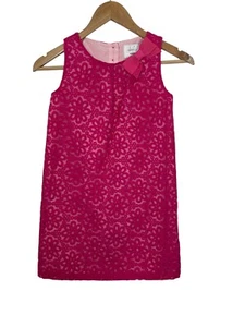 Dressed Up By Gymboree Girls Shift Dress Sleeveless Embroidered Pink Size 10 - Picture 1 of 8