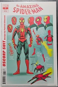 THE AMAZING SPIDER-MAN #7 1:10 OSCORP DESIGN VARIANT 1ST PRINT MARVEL 2022 NM - Picture 1 of 2