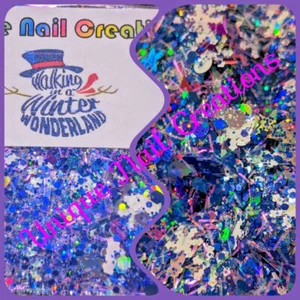 Limited Glitter Mix~WALKIN IN A WONDERLAND~Nail Art/Body Glitter/festival/Slime - Picture 1 of 3