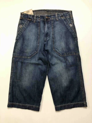 Neuf Wrangler Jeans Short Femme en Jeans Femme Court Haleter W28 - Sz.42 - Photo 1/4