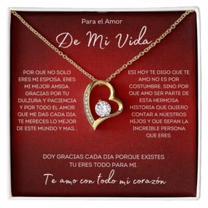 Regalo Navidad Para Esposa Aniversario Matrimonio Regalo Para Esposa de Esposo - Picture 1 of 11