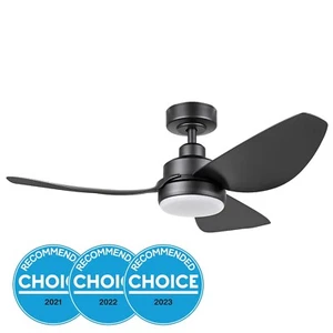EGLO TORQUAY 42" DC CEILING FAN BLACK - DESIGNER FAN FREE SHIPPING - Picture 1 of 6