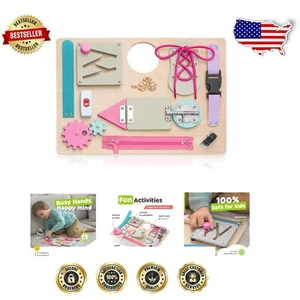 Interactive Toddler Learning Toy - Enhance Motor Skills with 10 Fun Activities - Picture 1 of 11