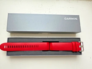 Garmin MARQ Quickfit 22 Pasek do zegarka, plazmowy czerwony silikon, oryginalny 010-12738-17 - Zdjęcie 1 z 7