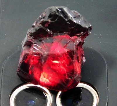 71.80 Ct Natural Chrome Pyrope Red Garnet Facet Rough Loose Gemstone -Tanzania - Image 1 of 4