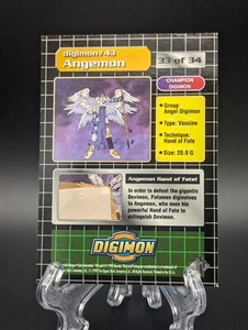 1999 Bandai Digimon Angemon, 33/34, NH, NM - Bild 1 von 2