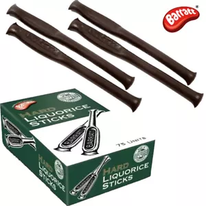 Barratt Traditional Black Hard Liquorice Sticks 15.5g Perfect Treat - Picture 1 of 7