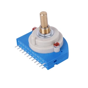 Interruptor giratorio de 1 pieza 1 polo 3 pasos con control de volumen de montaje en PCB para amplificador - Imagen 1 de 7