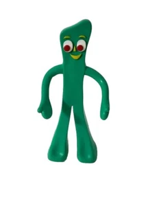 Estatuilla flexible de goma Gumby 5,5 pulgadas Prema Toy Co verde - Imagen 1 de 6
