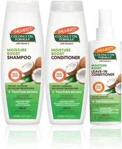 Palmer's Coconut Oil Formula Moisture Boost Hair Care Set of 3 - Picture 1 of 8