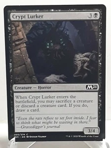 Crypt Lurker 093/274 MTG Core 2021 New Creature Black Common - Picture 1 of 2