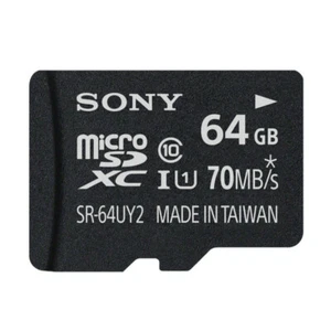 Sony 64GB Class 10 UHS-1 microSDHC Memory Card - Picture 1 of 1