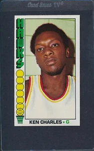 1976/77 Topps #121 Ken Charles Hawks NM *210 - Picture 1 of 1
