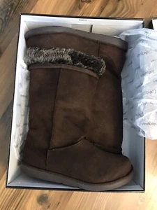 Relativity womens “Frosty” brown, fur lined boots, 8.5, new in box - Picture 1 of 7