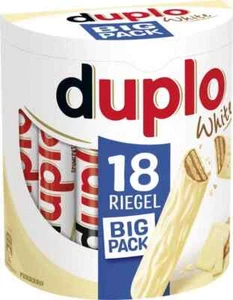 Ferrero Duplo WHITE Big Pack con 18 Barrette Cioccolato Wafer Incartate 327,6g - Bild 1 von 2