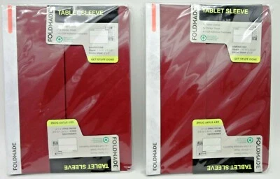2-Pk Foldmade Paperboard Tablet Sleeve Magnetic Closure, Labels, Water Resistant - Image 1 of 4