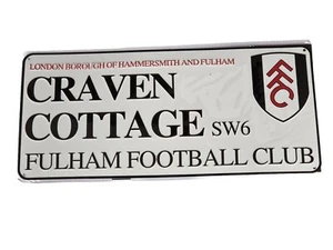  FULHAM FUSSBALLCLUB OFFIZIELLES STRASSENSCHILD. - Bild 1 von 1