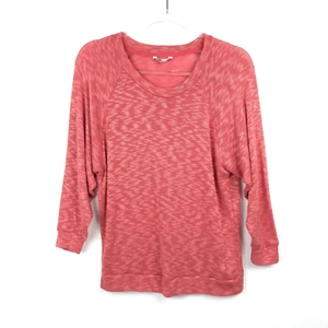 Volcom Small Oh Boy Salmon Pink Long Sleeve Sweater Top Women - Picture 1 of 6