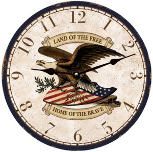 Eagle Clock- American Wall Clock - Picture 1 of 6