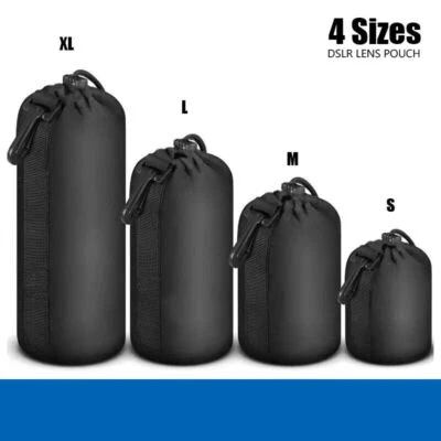 Xuerebs Neoprene Waterproof Soft DSLR SLR Camera Lens Bag Pouch Case Protective - Image 1 of 4