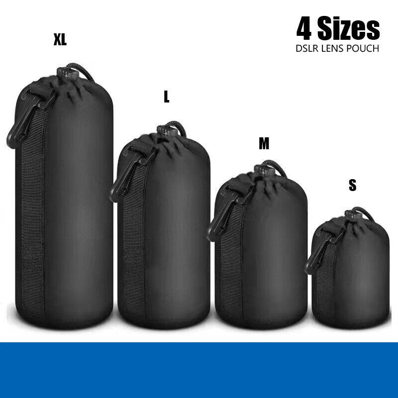 Xuerebs Neoprene Waterproof Soft DSLR SLR Camera Lens Bag Pouch Case Protective - Image 1 of 4