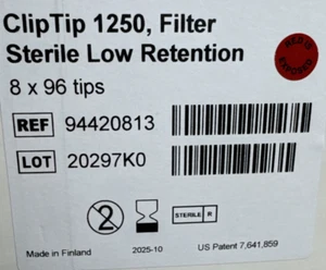 Thermo Scientific 94420813 ClipTip 1250 μL gefilterte, sterile, retentionsarme Spitzen - Bild 1 von 4