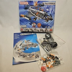 Erector Multimodels Construction Set 5550 Metal Parts COMPLETE Tools 190 Pieces - Picture 1 of 13