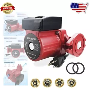Stainless Steel 115V Hot Water Circulation Pump – Easy Installation & Low Noise - Afbeelding 1 van 8